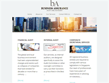 Tablet Screenshot of biz-assurance.com